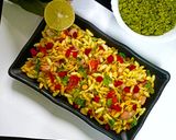 A picture of step 3 of Dry Bhel.