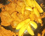 A picture of step 8 of Chicken Aloo kofta🍗👌.