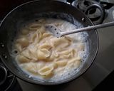A picture of step 6 of Bechamel Sauce/ white Sauce.