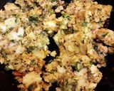 A picture of step 8 of Samosa chaat.