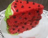 صورة لخطوة 17 من وصفة كيكة البطيخ 🍉
