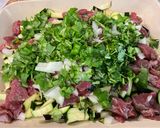 A picture of step 12 of Zucchini and Eggplant Gratin with Beef and Cilantro.