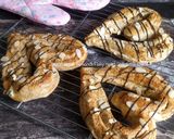 Foto langkah ke 12 dari resep Almonds Flaky Heart Shaped Bread #pr_tirotiii.