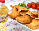 Töltött lángos (Panzerotti) recept fázis 16 fotója