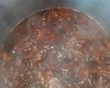 A picture of step 2 of Imli aloo bukhara sharbat Tamarind and plum drink.