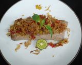 Foto langkah ke 3 dari resep Tuna steak with lemon grass(sereh)sambal.
