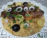 A picture of step 8 of Fish majboos Rice.