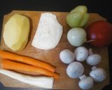 Pas rețetă Ciorbă de legume cu copănele de pui 1 fotografie