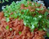 A picture of step 2 of Veggies pockets.