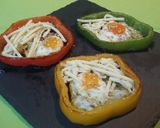 Foto del paso 4 de la receta Huevos con pimientos fritos