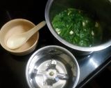 A picture of step 2 of Coconut spinach soup.