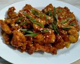 Foto langkah ke 9 dari resep Dakgangjeong - Crunchy Korean fried chicken.