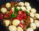 Foto langkah ke 4 dari resep 406. Telur Puyuh Tempe Lada Hitam.