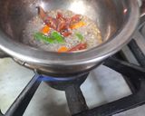 A picture of step 2 of Moong dal chilkewali dal/soup.