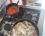 Foto del paso 3 de la receta: Canelones de pollo y acelga