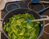 A picture of step 5 of Saag Paneer.