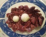 عکس مرحله 2 از دستور خوراک دل مرغ solmaz