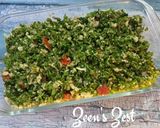 A picture of step 5 of Syrian Tabouli/Tabbouleh.