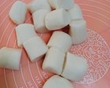 Hình bước làm 3 của món Dimsum làm từ 2 thứ bột