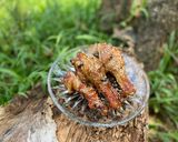 Hình bước làm 5 của món Đùi gà nướng dầu hào rắc mè trắng