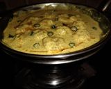 A picture of step 7 of Bhapa Chingri with steamed rice(Steamed prawns).