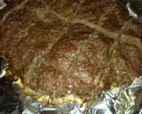 A picture of step 6 of Moms meatloaf.