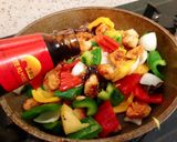 Hình bước làm 2 của món Chả Cá Xào Thập Cẩm