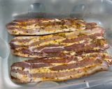 Une image de l'étape 5 de Poitrine de porc fumée marinée grillée aux épices et origan.