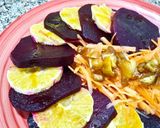 Une image de l'étape 5 de Salade betterave / orange 🍊 / carotte 🥕 / dattes / miel naturel 🍯.