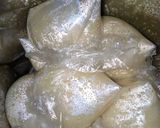 A picture of step 2 of Tuwon semovita da miyan bushashshen kubewa.