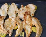 A picture of step 10 of Chicken fillets with caramalised onion and melted cheese.