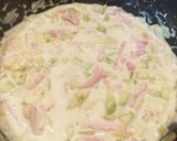 Une image de l'étape 3 de Courgettes blanches farcies, recette rapide.