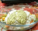 A picture of step 5 of Simple And Delicious Veg Hyderabadi Biryani In Microwave.