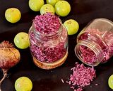 A picture of step 5 of Amla beetroot mukhwas.