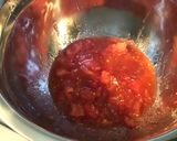Une image de l'étape 2 de Tomates cœur de bœuf farcies fromage frais de brebis,pistaches et épices.
