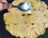 A picture of step 3 of Millet flour & veggies paratha.