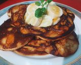 हनी पॅनकेक (honey pancake recipe in marathi) रेसिपी स्टेप 5 फोटो 