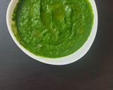 A picture of step 5 of Arai keerai kadayal.