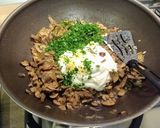 Tejfölös gombaszósz/mártás recept fázis 4 fotója