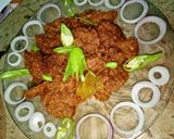 A picture of step 7 of Beef Pasanday with Kachori 😋💗🥰.