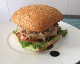 Foto del paso 11 de la receta: Hamburguesa de lomo con cebolla y queso de cabra