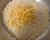 A picture of step 2 of Barley podi dosa.