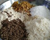 A picture of step 1 of Healthy flakes seed ladoo.