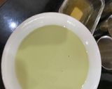Hình bước làm 5 của món Bánh flan 🍮 vị trà xanh nước dừa