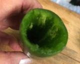 Foto del paso 1 de la receta: Chiles jalapeños rellenos de plátano macho 🍌