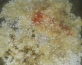 A picture of step 3 of Sago pearl vada.
