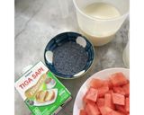 Foto langkah ke 2 dari resep Es Semangka Creamy.