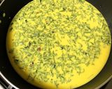 A picture of step 1 of Moringa Khandvi Bites.