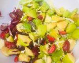A picture of step 1 of Creamy fruit salad.