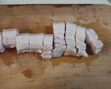 Hình bước làm 2 của món Ba Rọi Kho Cải Chua/ Braised Pork Belly w salted cabbage